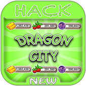 Hack For Dragon City Game App Joke - Prank. أيقونة