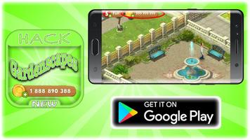 Hack For Gardenscapes Game App Joke - Prank. Affiche