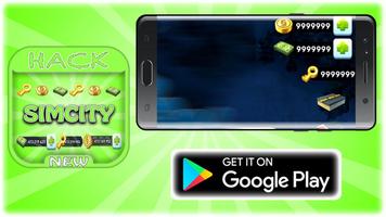 Hack For Simcity Game App Joke - Prank. poster