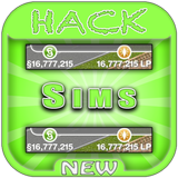 Hack For Sims Freeplay Game App Joke - Prank. icône