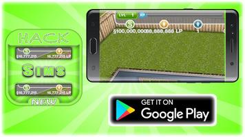 Hack For Sims Freeplay Game App Joke - Prank. capture d'écran 1
