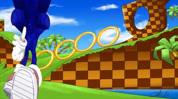 Subway Sonic Run Game постер