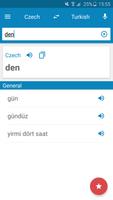 Czech-Turkish Dictionary Affiche