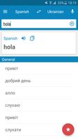 Spanish-Ukrainian Dictionary Affiche