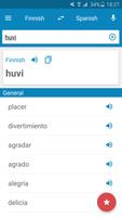 Finnish-Spanish Dictionary الملصق