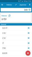 Hebrew-Japanese Dictionary Affiche