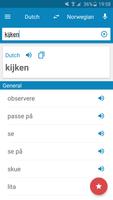 Dutch-Norwegian Dictionary Affiche