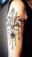 Lace Tattoo Designs ポスター