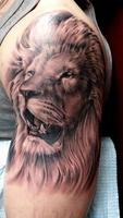 Lion Tattoo Designs Affiche