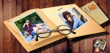 Book Photo Editor / Dual Book Photo Frame