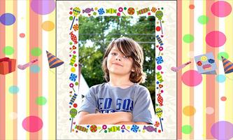 Birthday Photo Frame - Happy Birthday Photo Maker Affiche