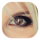 Eye Photo Frames, Girl's Eye Lens Photo Editor ikon