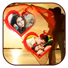 Romantic Photo Frame, Couple Photo Editor icono