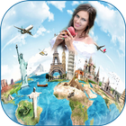 Wonder Place Photo Editor,World Famous Photo Frame-icoon