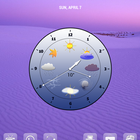 All Weather Clock UCCW Skin ไอคอน