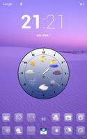 برنامه‌نما All Weather Clock UCCW Skin عکس از صفحه
