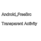 Android_FreeSrc_TransparentAct icon
