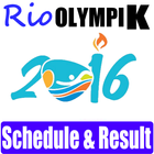 Brazil 2016 Games Schedules ikon