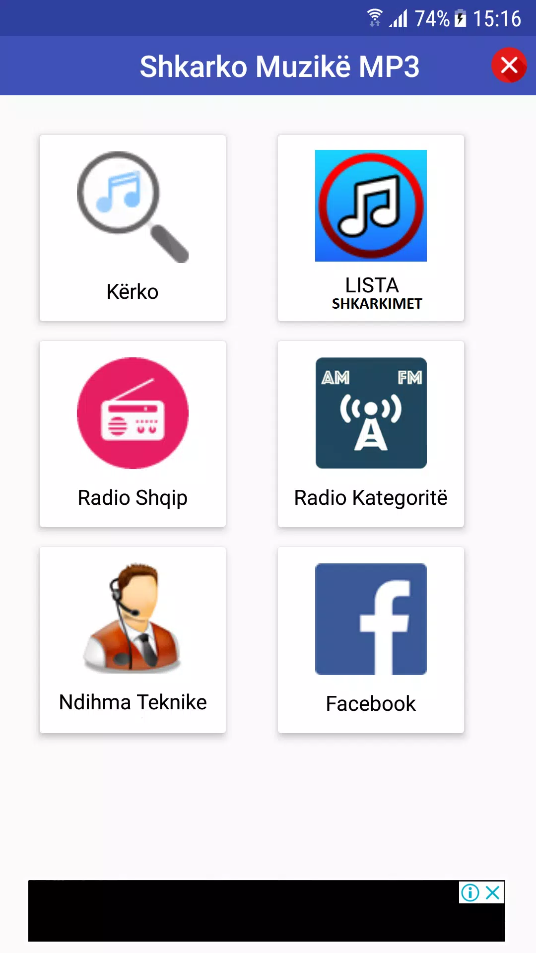 Shkarko Muzikë MP3 + Live Radio APK für Android herunterladen