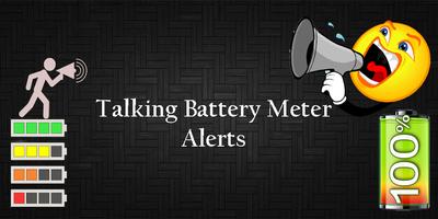 Talking Battery Speaking الملصق