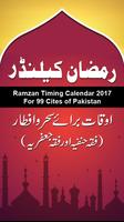 Ramzan Timings poster