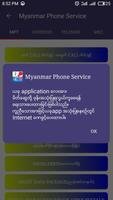 Poster Myanmar Phone Service