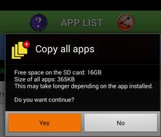 Apk Installer to Sd Card screenshot 2