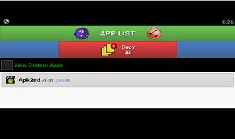Apk Installer to Sd Card screenshot 3