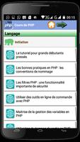 Cours de PHP Poster