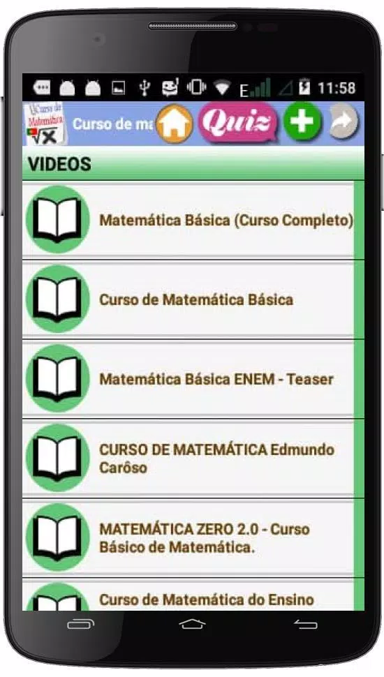 Quiz Matematica Basica UNIVESP Semana 1 a 5 - Matemática Básica