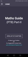 Maths Guide 12th (PTB) Affiche