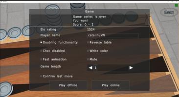 2 Schermata Backgammon Reloaded 3D