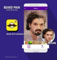 Beard Man - photo editor Pro Poster