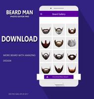 Beard Man - photo editor Pro captura de pantalla 1