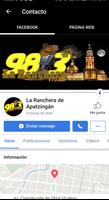 La Ranchera 98.3 FM Apatzingán Plakat