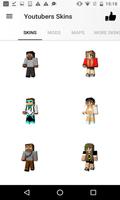 Youtubers skins for MCPE Affiche