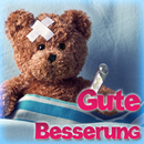 Gute Besserung- mit Freunden und Familie aplikacja