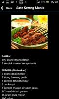 Resep Sate ภาพหน้าจอ 1