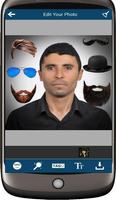 Selfie Man Face Stickers imagem de tela 1