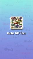 GIF Maker - Make Text Gif plakat