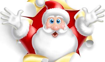 Santa Claus Animated GIF Affiche
