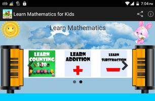 Learn Mathematics for kids پوسٹر