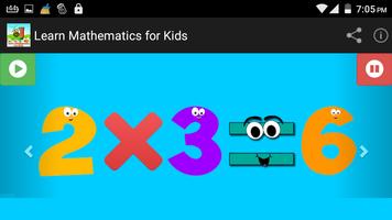 Learn Mathematics for kids capture d'écran 1