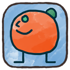 Doodle Orange Free icône