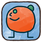 Doodle Orange Free أيقونة