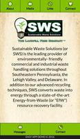 Sustainable Waste Solutions Plakat