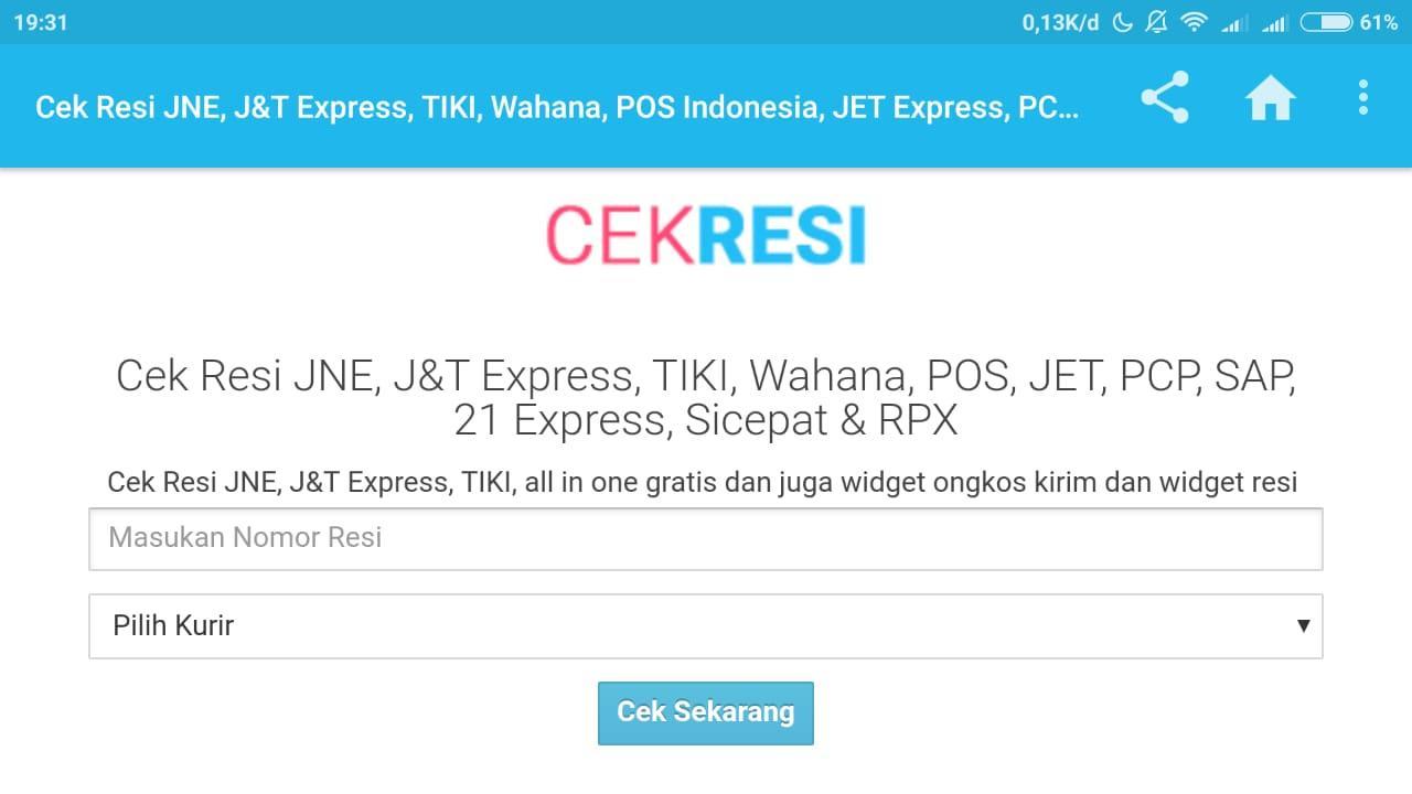 Cek Ongkir & Resi JNE JNT TIKI POS dan Lain Lain for Android - APK ... Cek Ongkir & Resi JNE JNT TIKI POS dan Lain Lain for Android - APK ...