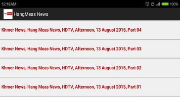Hang Meas TV News - Khmer News screenshot 1