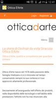 Ottica D'Arte syot layar 1