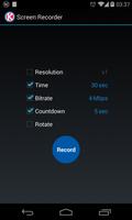 Screen Recorder for KitKat imagem de tela 1